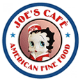 A picture of the joe 's cafe logo.